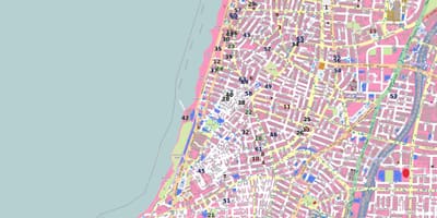 Mapa de rabin plaça de Tel Aviv